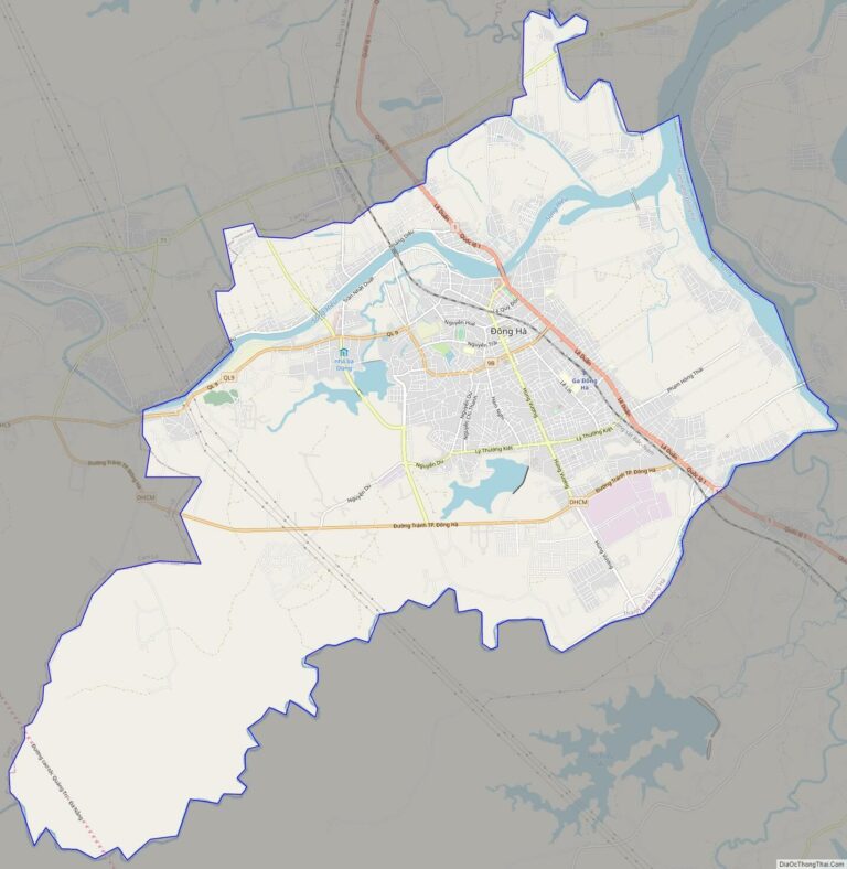 Dong Ha street map