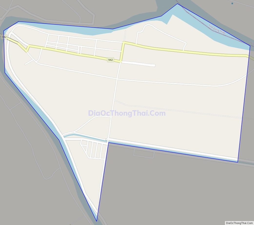 Bản đồ giao thông Thị trấn Chợ Mới, huyện Chợ Mới, An Giang