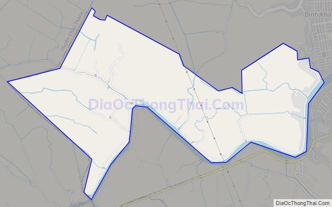 Bản đồ giao thông xã Mỹ Khánh, thành phố Long Xuyên