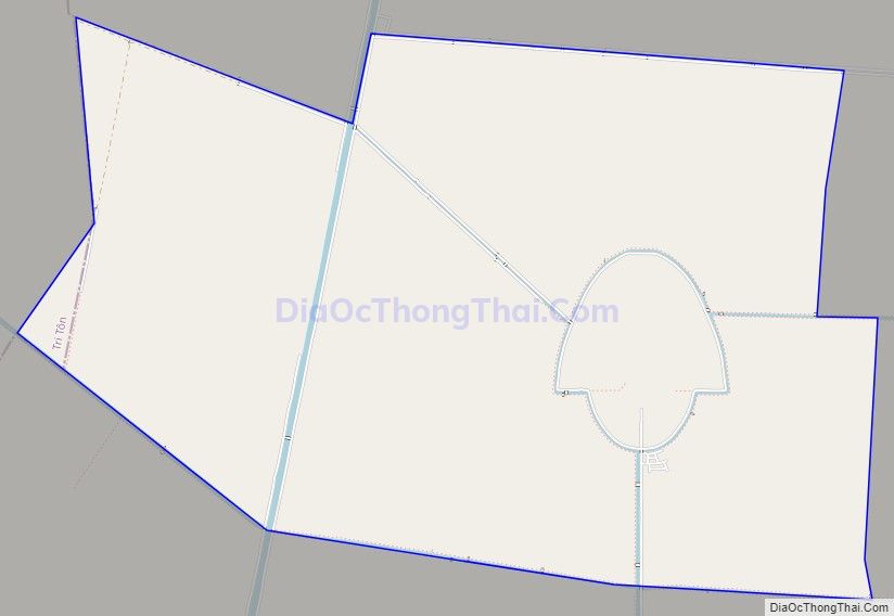 Bản đồ giao thông xã An Bình, huyện Thoại Sơn