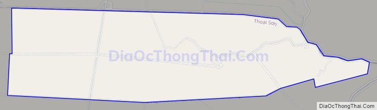Bản đồ giao thông xã Vĩnh Phú, huyện Thoại Sơn