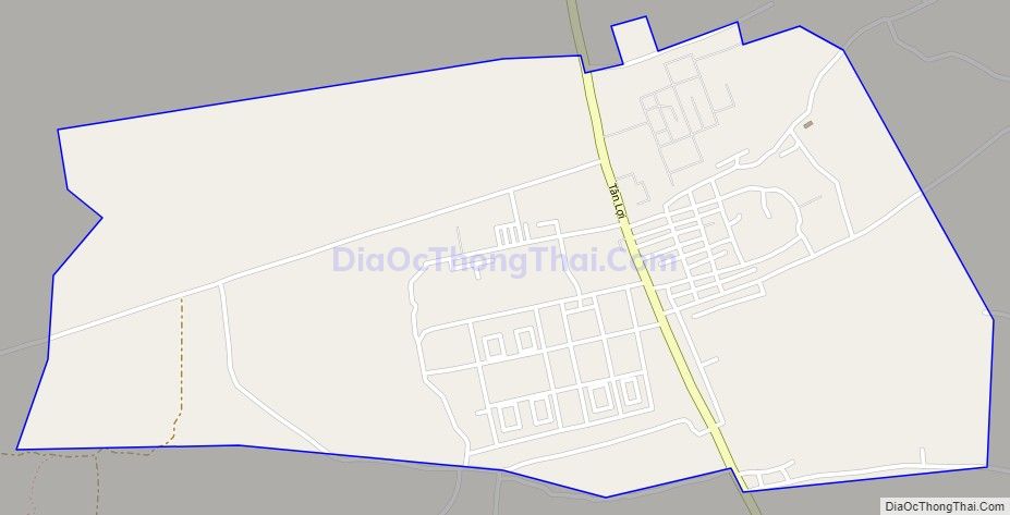 Bản đồ giao thông Thị trấn Chi Lăng, huyện Tịnh Biên