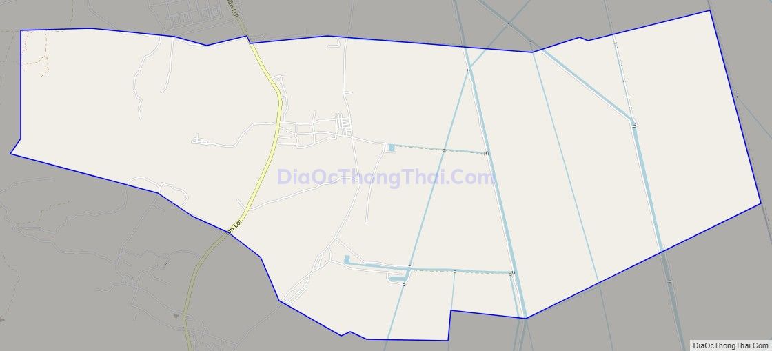 Bản đồ giao thông xã Tân Lợi, huyện Tịnh Biên