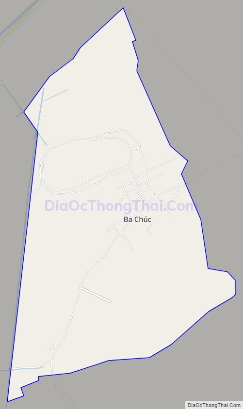 Bản đồ giao thông Thị trấn Ba Chúc, huyện Tri Tôn