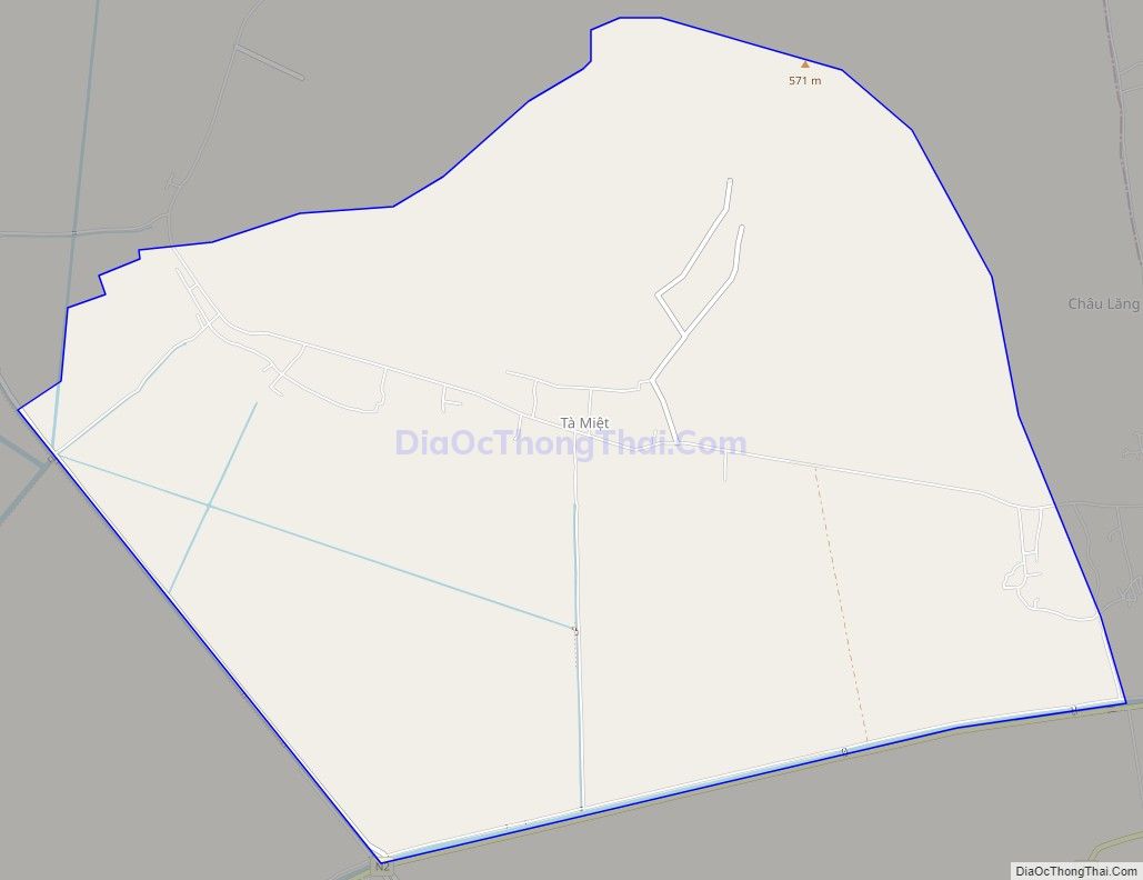 Bản đồ giao thông xã Lương Phi, huyện Tri Tôn