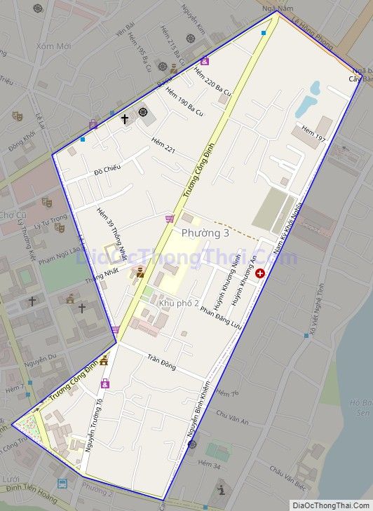 Bản đồ giao thông Phường 3, thành phố Vũng Tàu