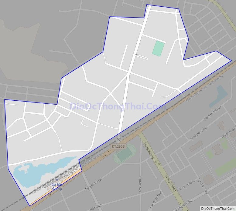 Bản đồ giao thông phường Trần Nguyên Hãn, thành phố Bắc Giang