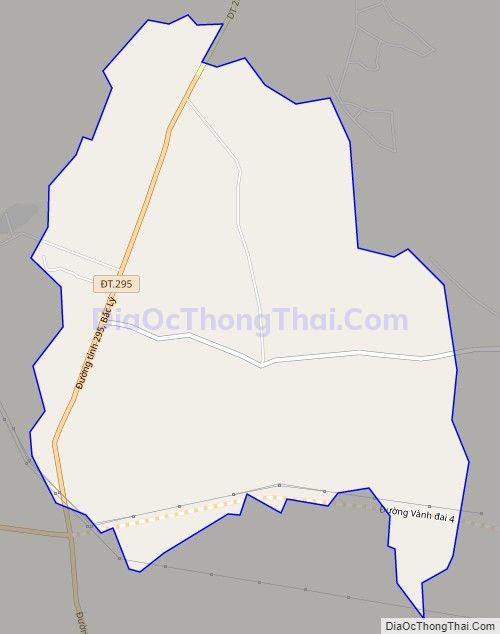 Bản đồ giao thông xã Bắc Lý, huyện Hiệp Hòa