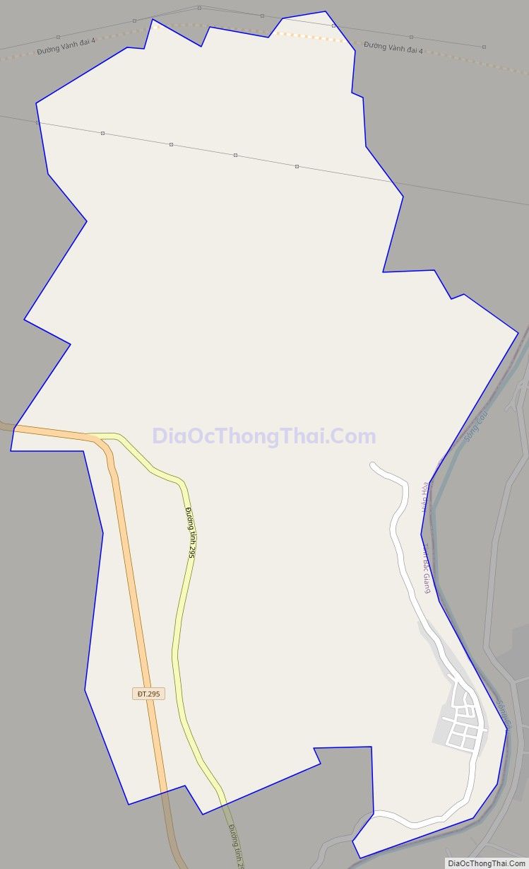 Bản đồ giao thông xã Châu Minh, huyện Hiệp Hòa