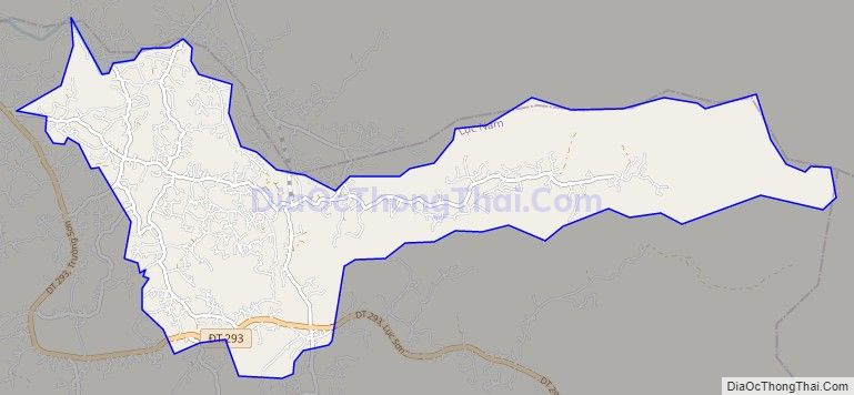 Bản đồ giao thông xã Bình Sơn, huyện Lục Nam