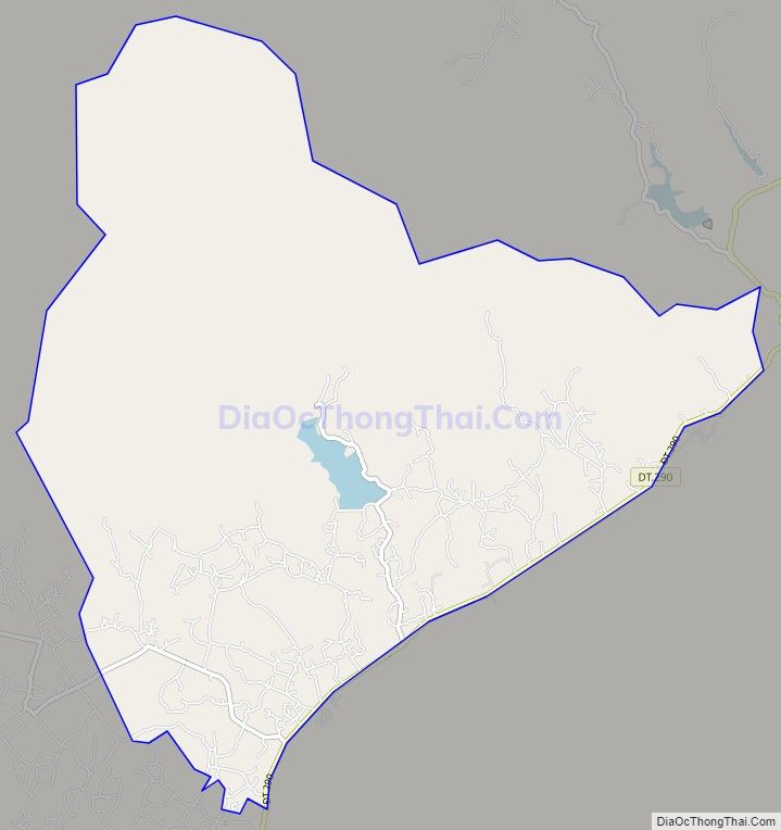 Bản đồ giao thông xã Biên Sơn, huyện Lục Ngạn