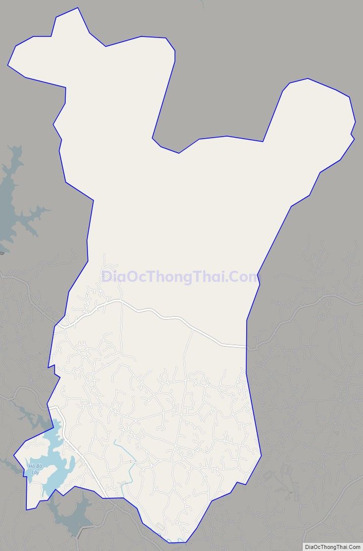 Bản đồ giao thông xã Kiên Thành, huyện Lục Ngạn