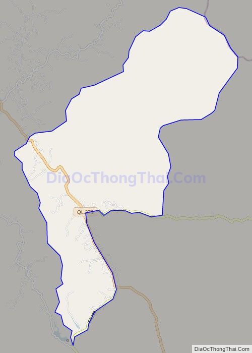 Bản đồ giao thông xã Phong Vân, huyện Lục Ngạn