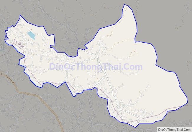 Bản đồ giao thông xã Tân Mộc, huyện Lục Ngạn