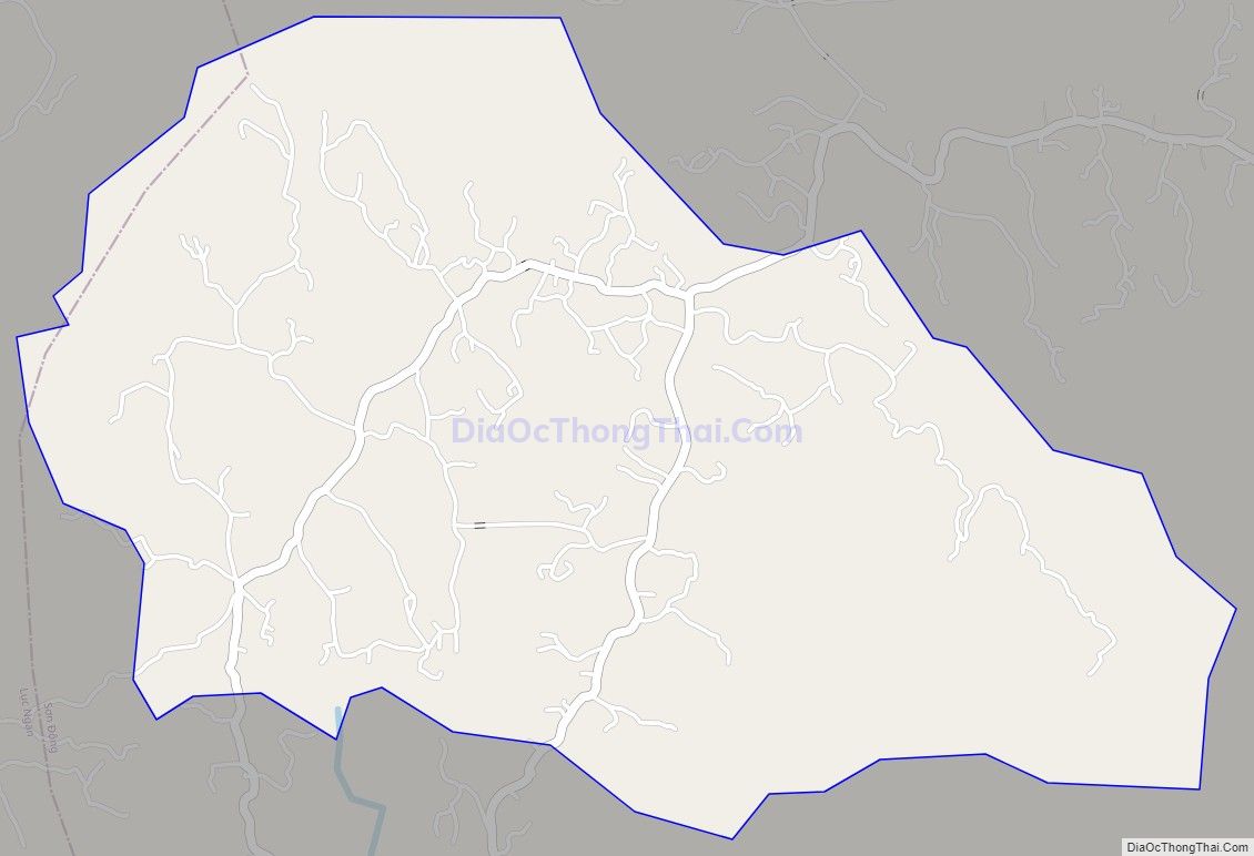 Bản đồ giao thông xã Quế Sơn (cũ), huyện Sơn Động