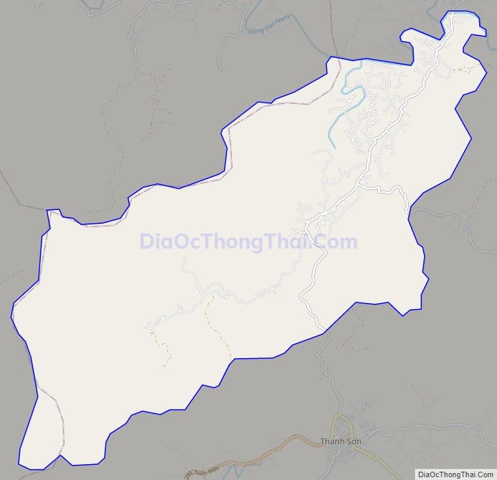 Bản đồ giao thông xã Tuấn Đạo, huyện Sơn Động