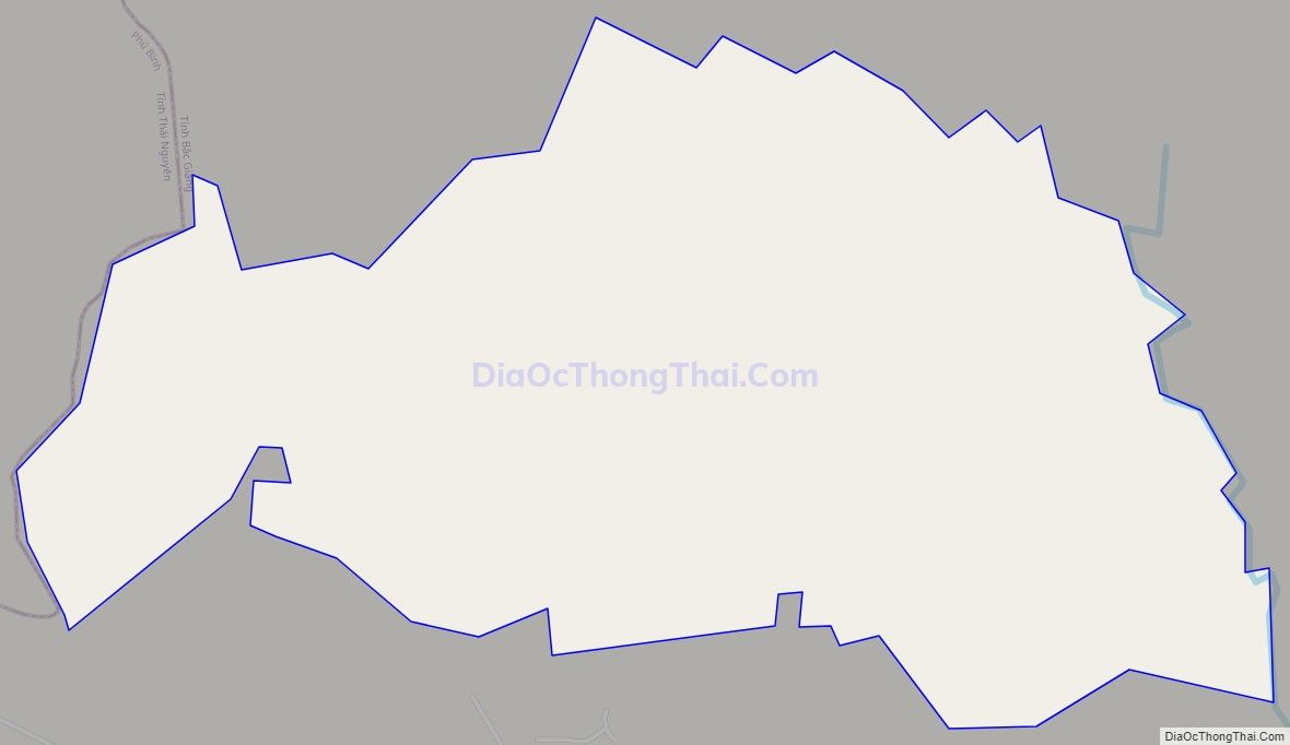 Bản đồ giao thông xã Lam Cốt, huyện Tân Yên