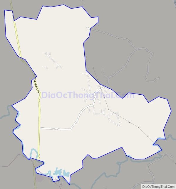 Bản đồ giao thông xã Việt Lập, huyện Tân Yên