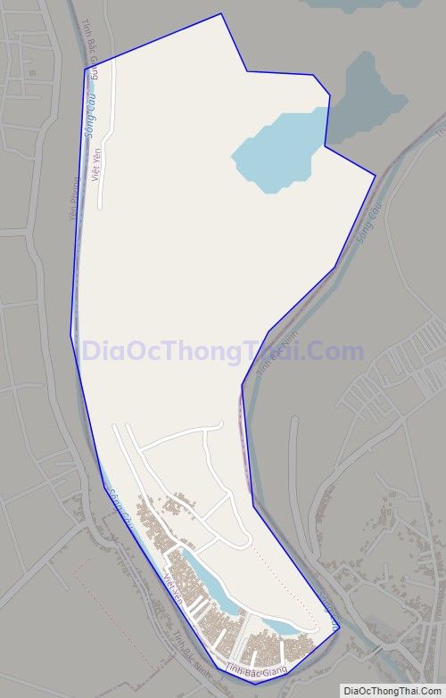 Bản đồ giao thông xã Vân Hà, huyện Việt Yên