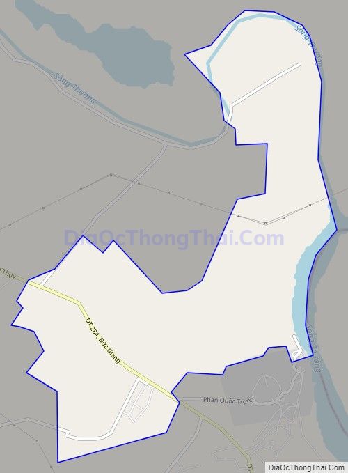 Bản đồ giao thông xã Đức Giang, huyện Yên Dũng