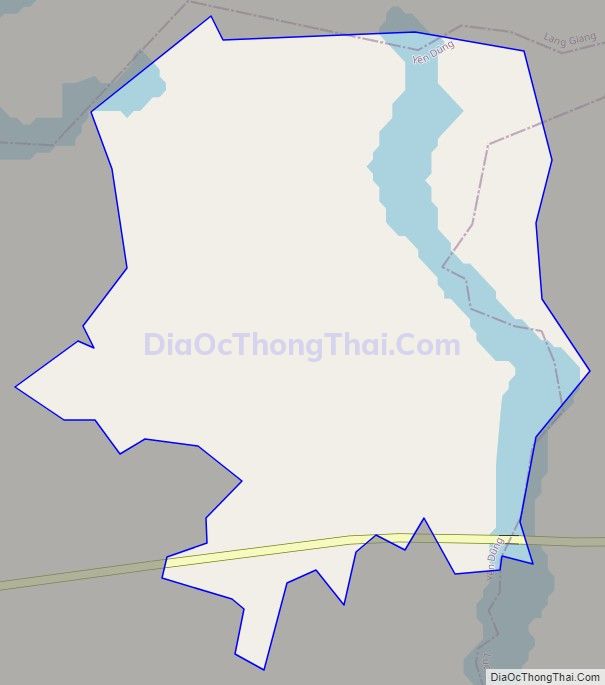 Bản đồ giao thông xã Lão Hộ, huyện Yên Dũng