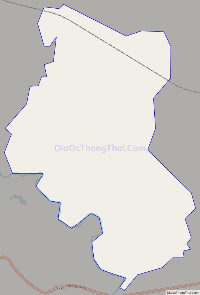 Bản đồ giao thông xã Đồng Kỳ, huyện Yên Thế