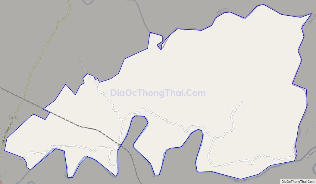 Bản đồ giao thông xã Đông Sơn, huyện Yên Thế
