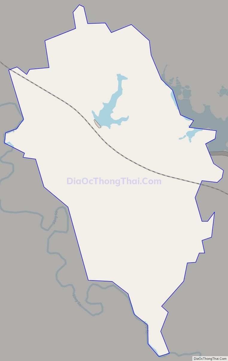 Bản đồ giao thông xã Hồng Kỳ, huyện Yên Thế