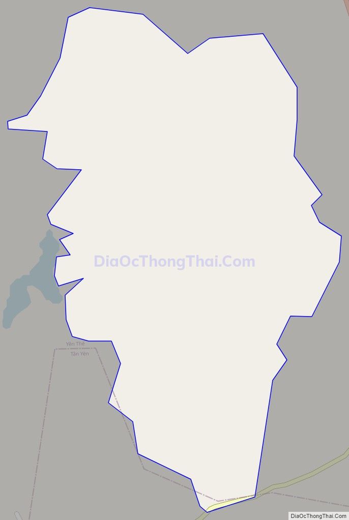 Bản đồ giao thông xã Tân Hiệp, huyện Yên Thế