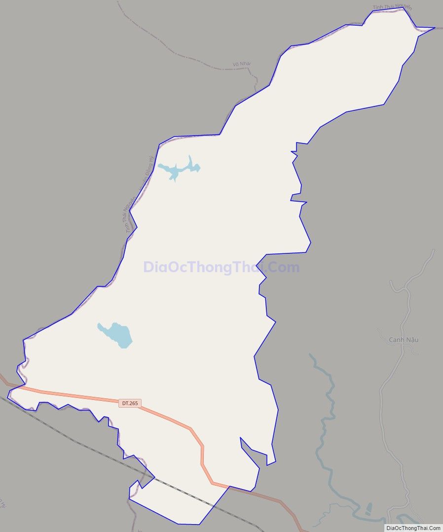 Bản đồ giao thông xã Xuân Lương, huyện Yên Thế