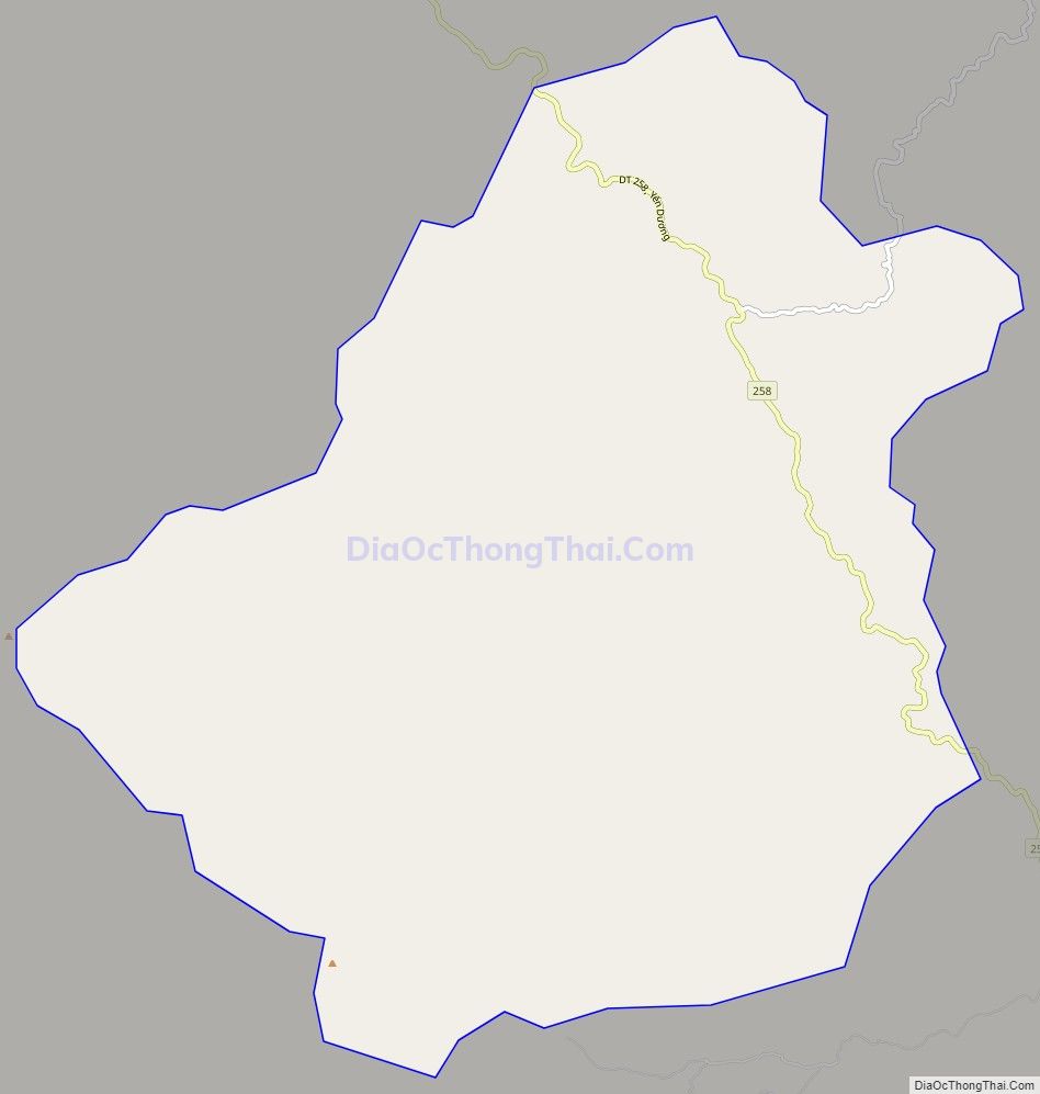 Bản đồ giao thông xã Yến Dương, huyện Ba Bể