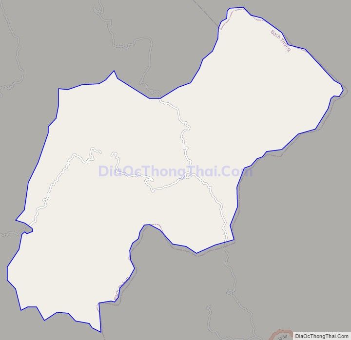 Bản đồ giao thông xã Cao Sơn, huyện Bạch Thông