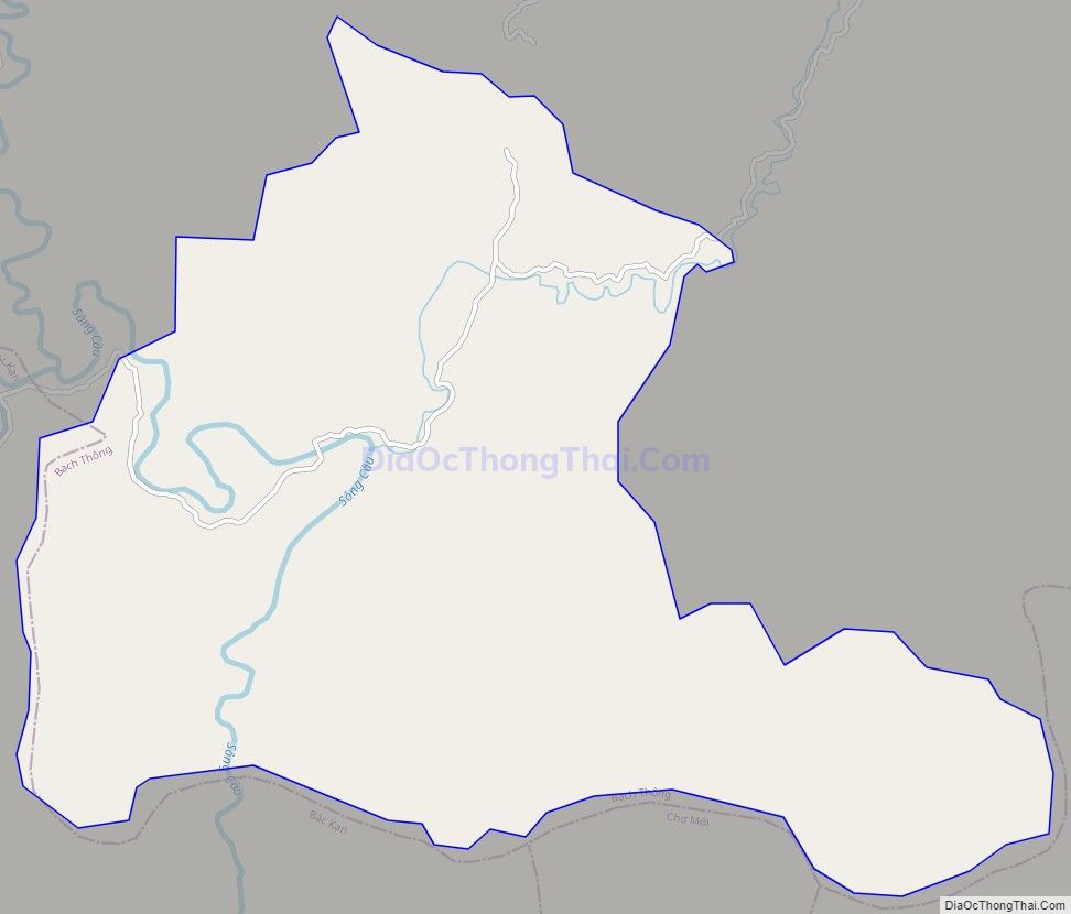 Bản đồ giao thông xã Mỹ Thanh, huyện Bạch Thông