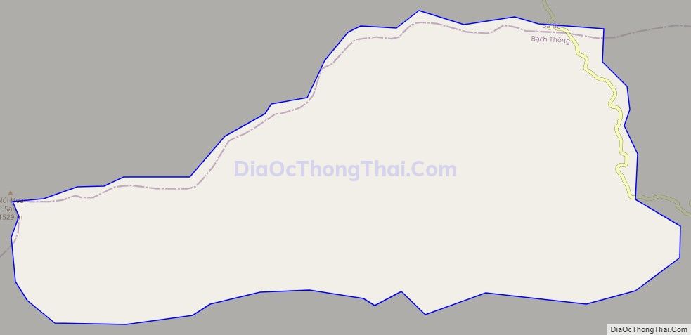 Bản đồ giao thông xã Vi Hương, huyện Bạch Thông