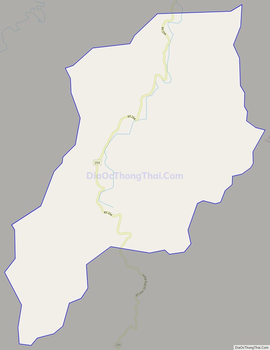 Bản đồ giao thông xã Đồng Lạc, huyện Chợ Đồn