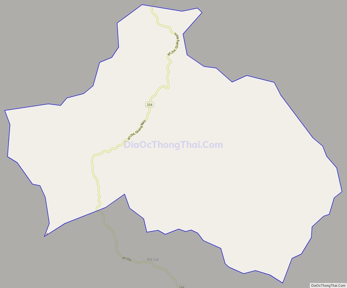 Bản đồ giao thông xã Quảng Bạch, huyện Chợ Đồn