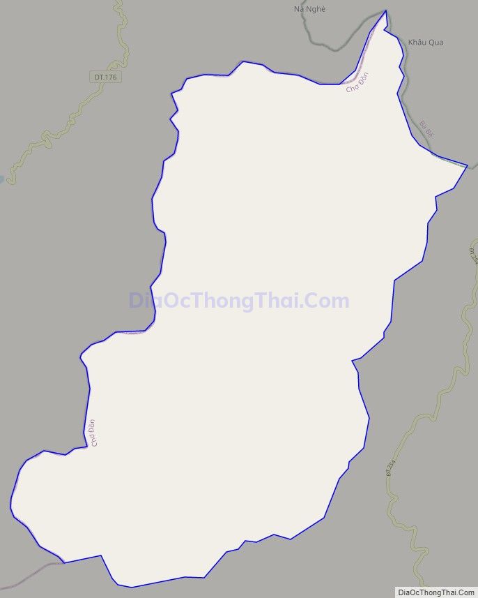 Bản đồ giao thông xã Xuân Lạc, huyện Chợ Đồn