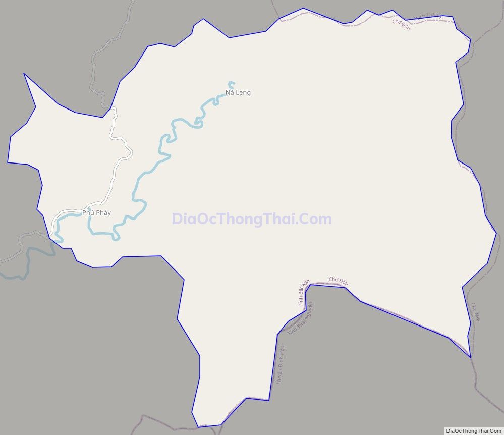 Bản đồ giao thông xã Yên Mỹ, huyện Chợ Đồn
