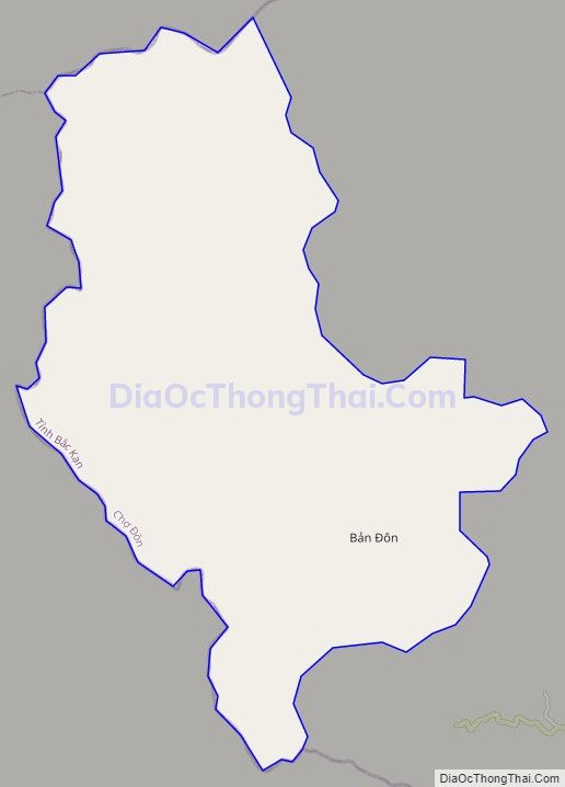 Bản đồ giao thông xã Yên Thịnh, huyện Chợ Đồn
