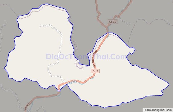 Bản đồ giao thông xã Hòa Mục, huyện Chợ Mới