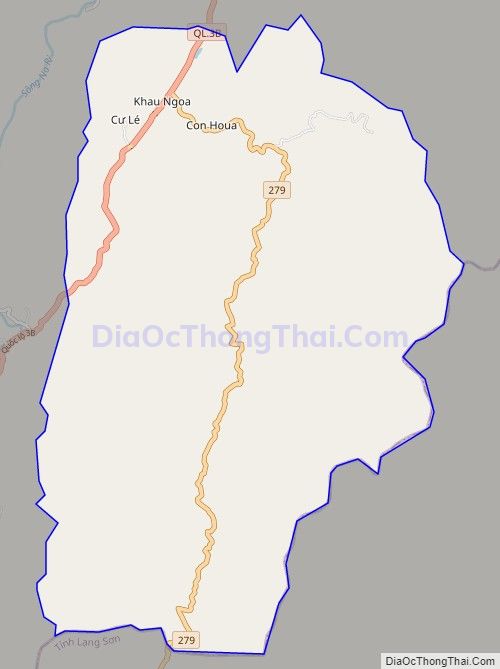 Bản đồ giao thông xã Cư Lễ, huyện Na Rì