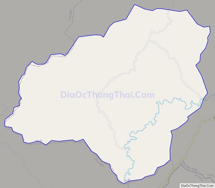 Bản đồ giao thông xã Đổng Xá, huyện Na Rì