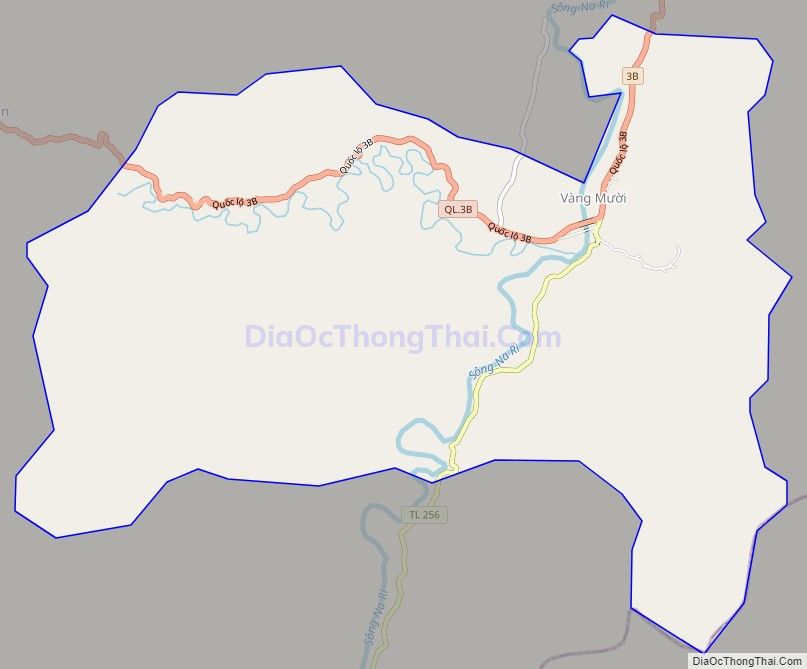 Bản đồ giao thông xã Hảo Nghĩa (cũ), huyện Na Rì