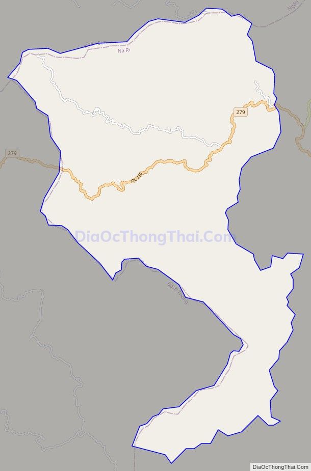 Bản đồ giao thông xã Kim Hỷ, huyện Na Rì