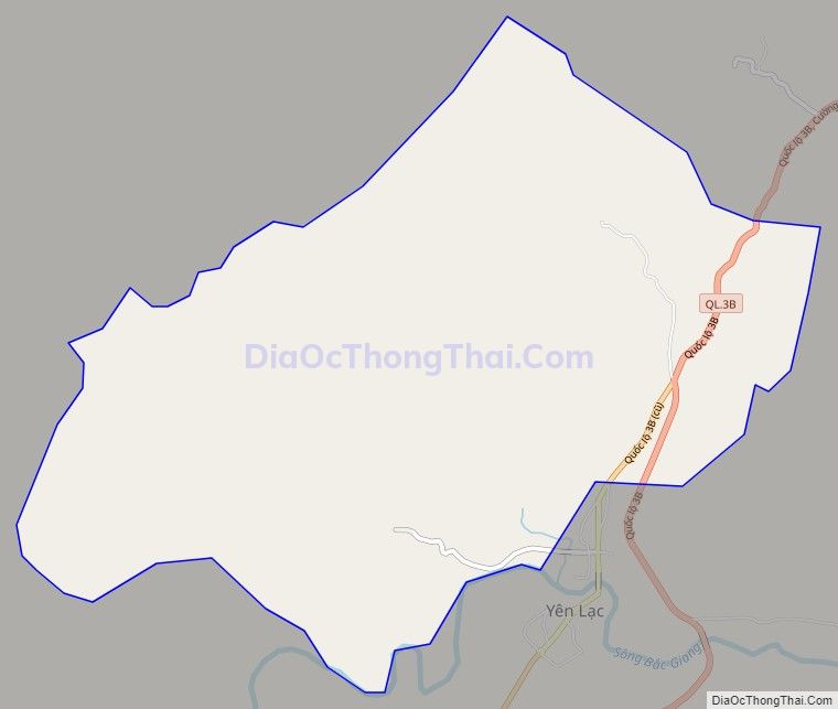 Bản đồ giao thông xã Lương Hạ (cũ), huyện Na Rì