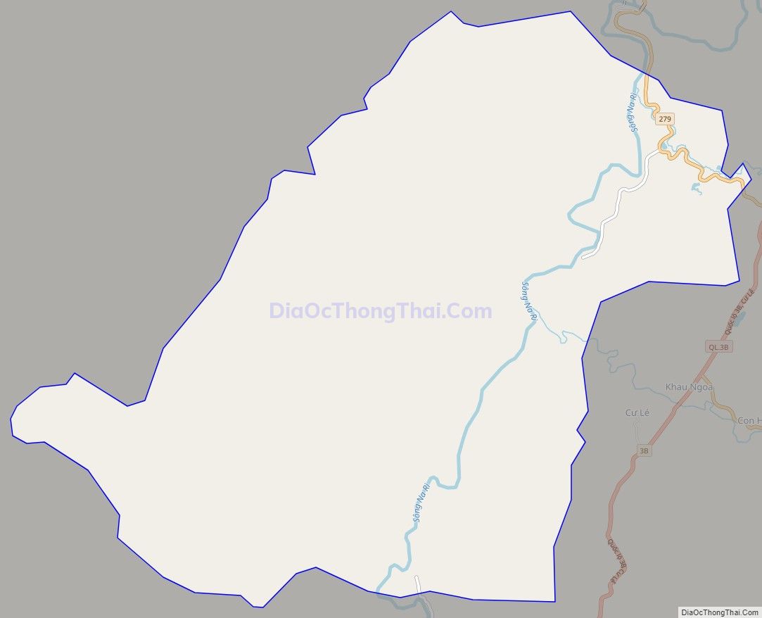 Bản đồ giao thông xã Văn Minh, huyện Na Rì