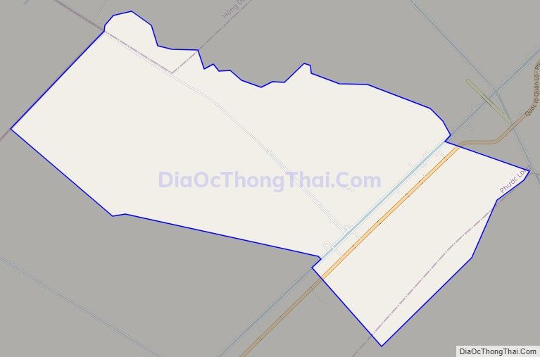 Bản đồ giao thông xã Phong Thạnh Tây A, huyện Phước Long