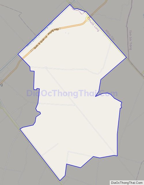 Bản đồ giao thông xã Vĩnh Phú Đông, huyện Phước Long
