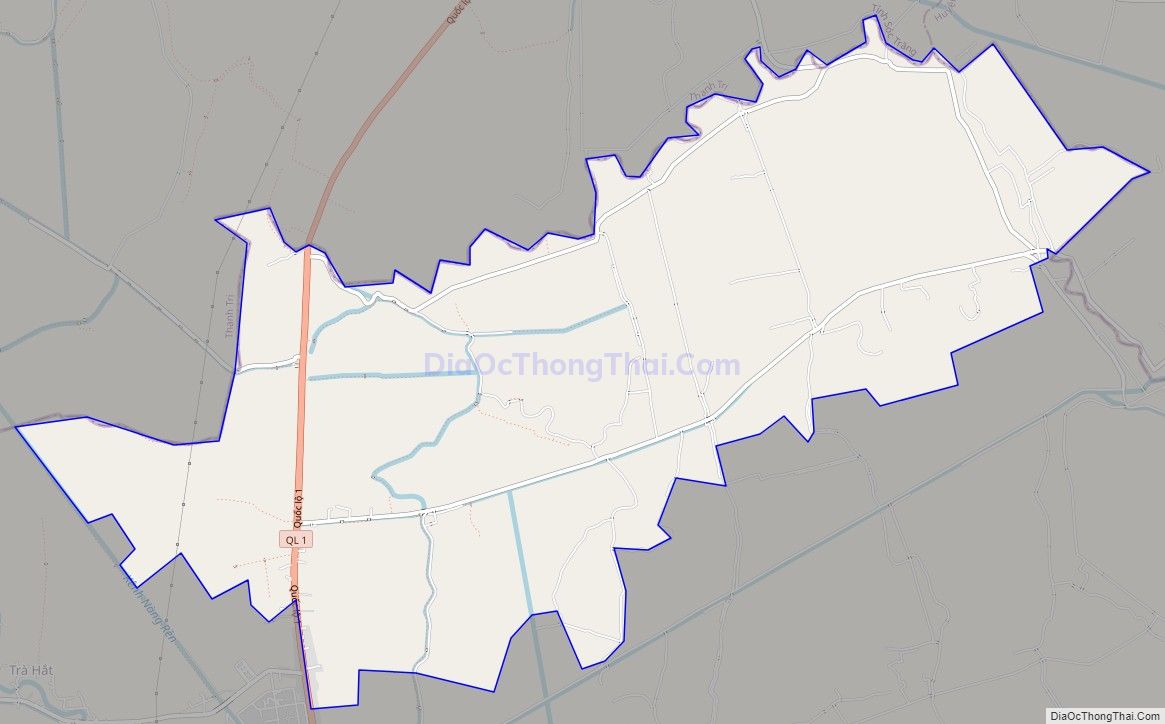 Bản đồ giao thông xã Châu Hưng A, huyện Vĩnh Lợi