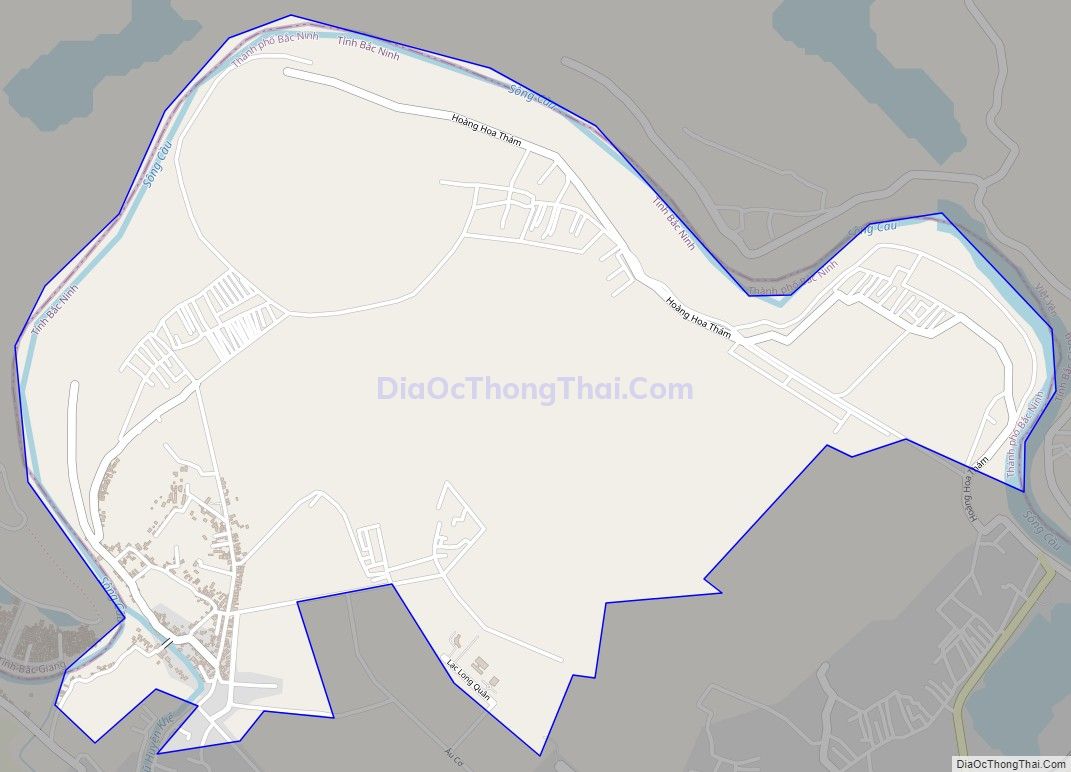 Bản đồ giao thông phường Hòa Long, thành phố Bắc Ninh